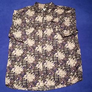 100% silk men's shirt